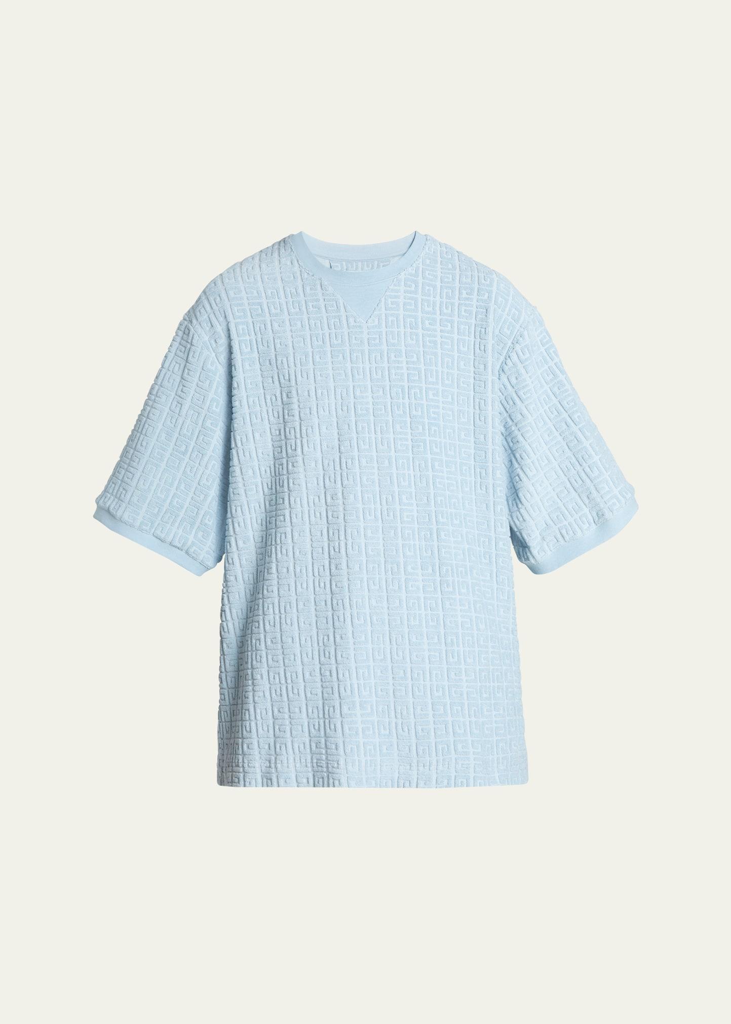 Givenchy Standard Short Sleeve Base T-Shirt Blue. (also in XL/1X). Product Image