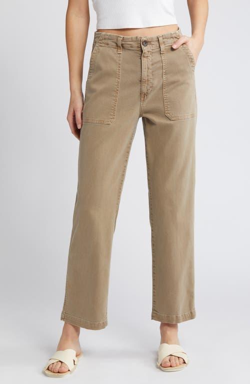 AG Jeans Analeigh High-Rise Straight Crop in Sulfur Forest Pike (Sulfur Forest Pike) Women's Jeans Product Image