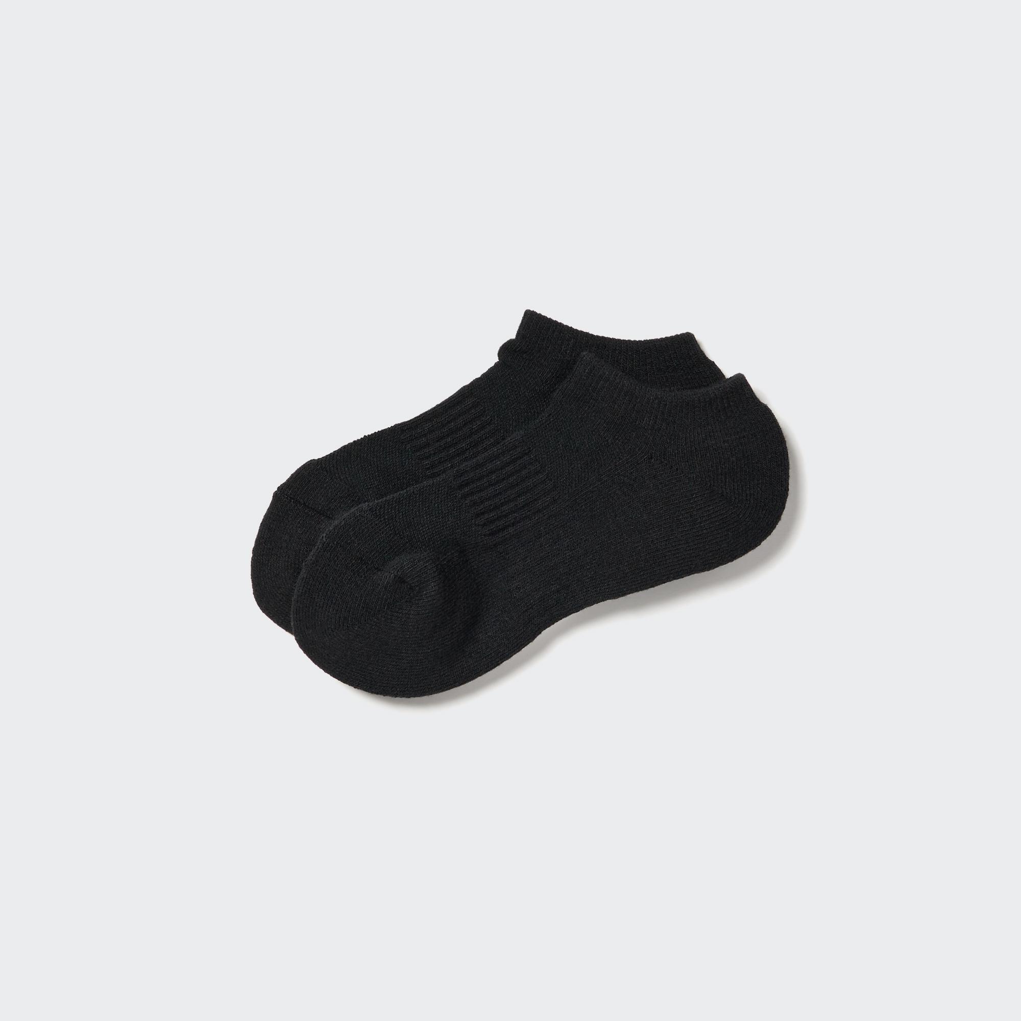 Womens Heattech Short Socks with Odor Control Black US W 7.5-10 UNIQLO US Product Image