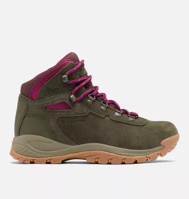 Columbia Womens Newton Ridge Plus Waterproof Amped Med Brown Product Image