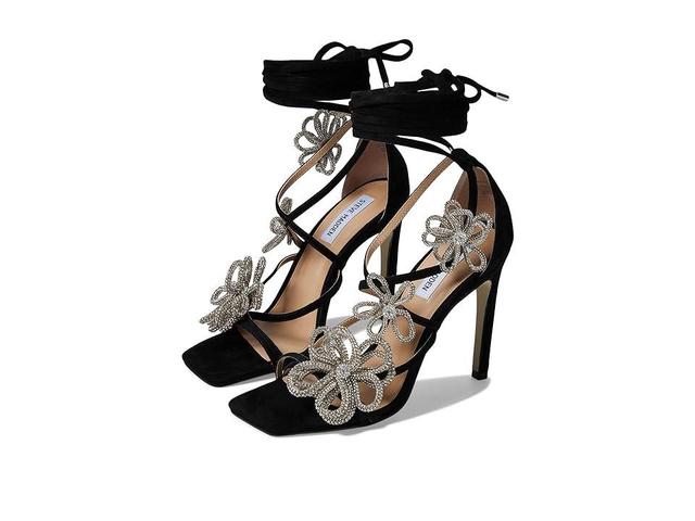 Steve Madden Womens Unleashed Flower Detailed Lace-Up Stiletto Sandals Product Image