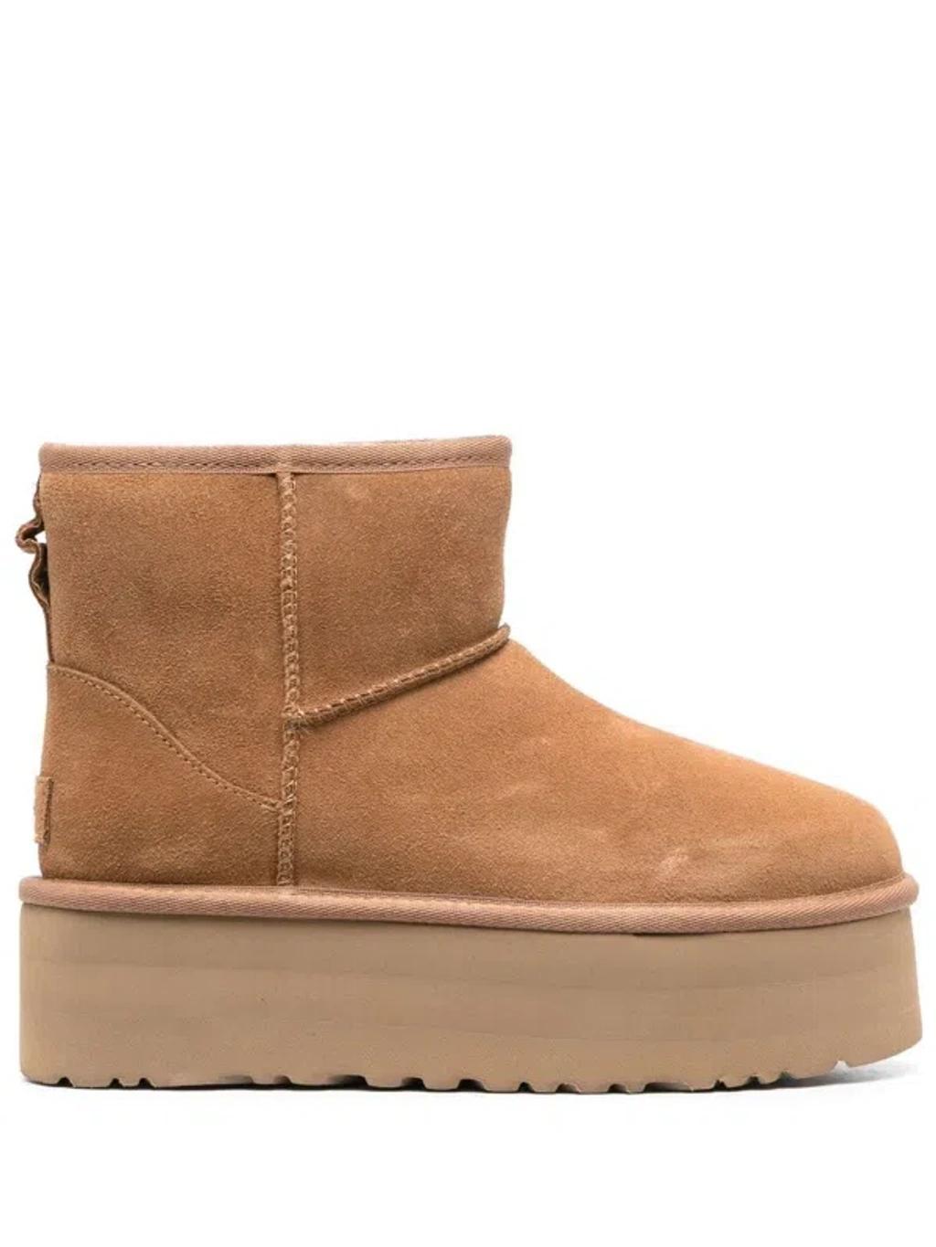 UGG Chunky Slip-on Boots In Chestnut Product Image