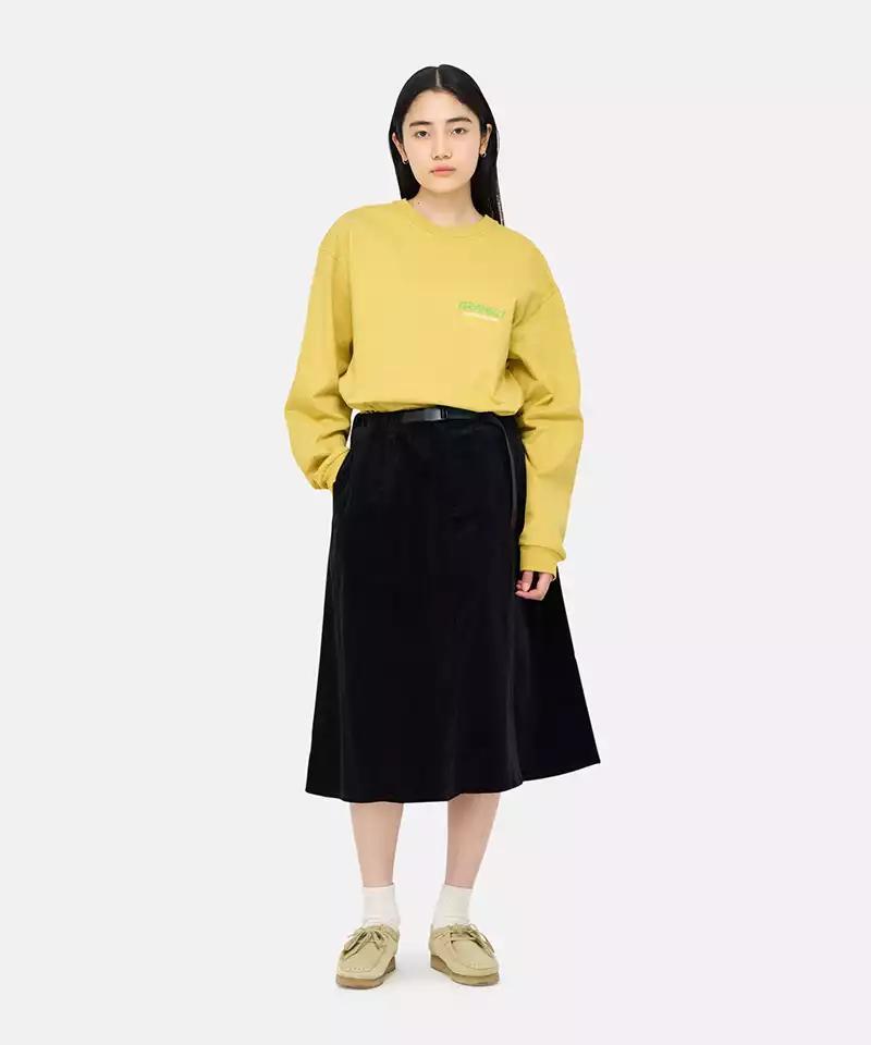 Paneled Midi Skirt Female Product Image