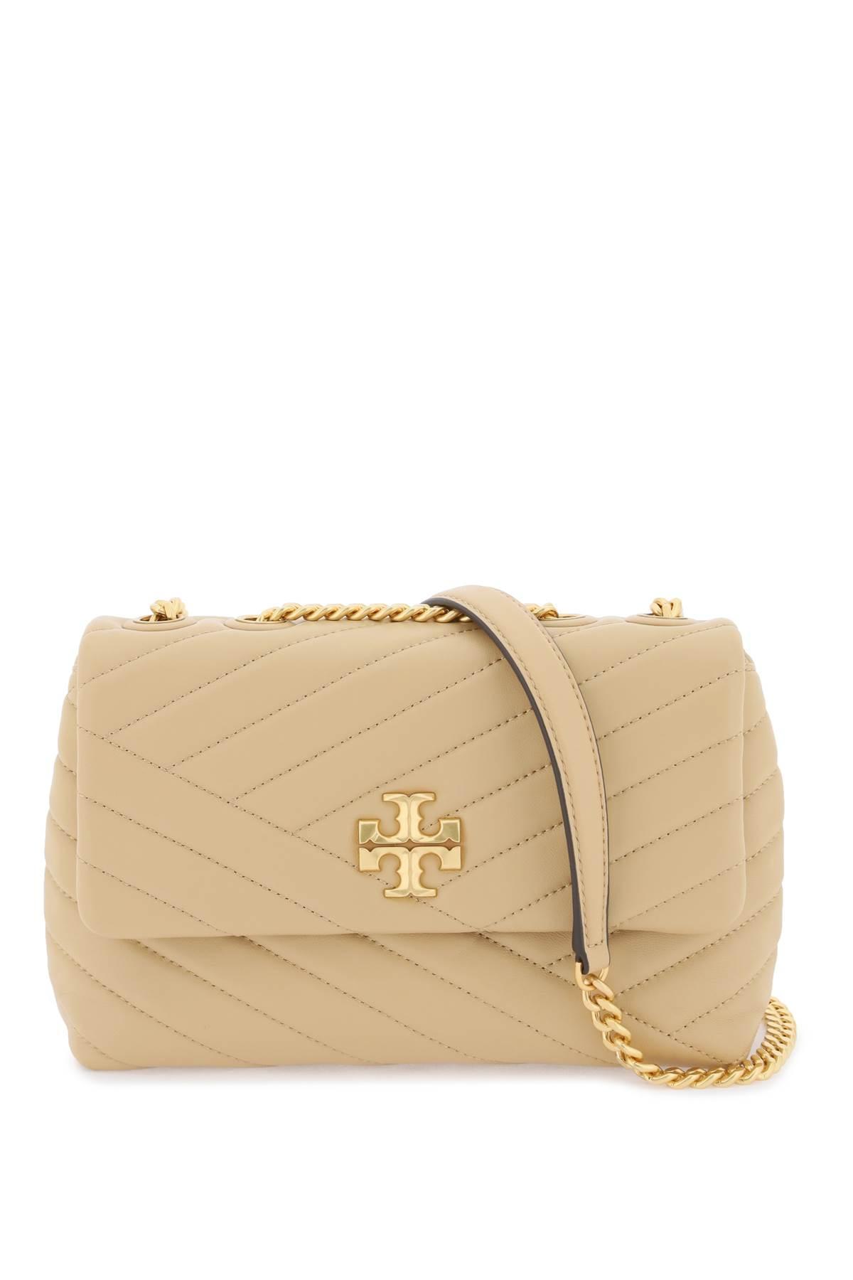 TORY BURCH Small Kira Shoulder Bag In Beige Product Image