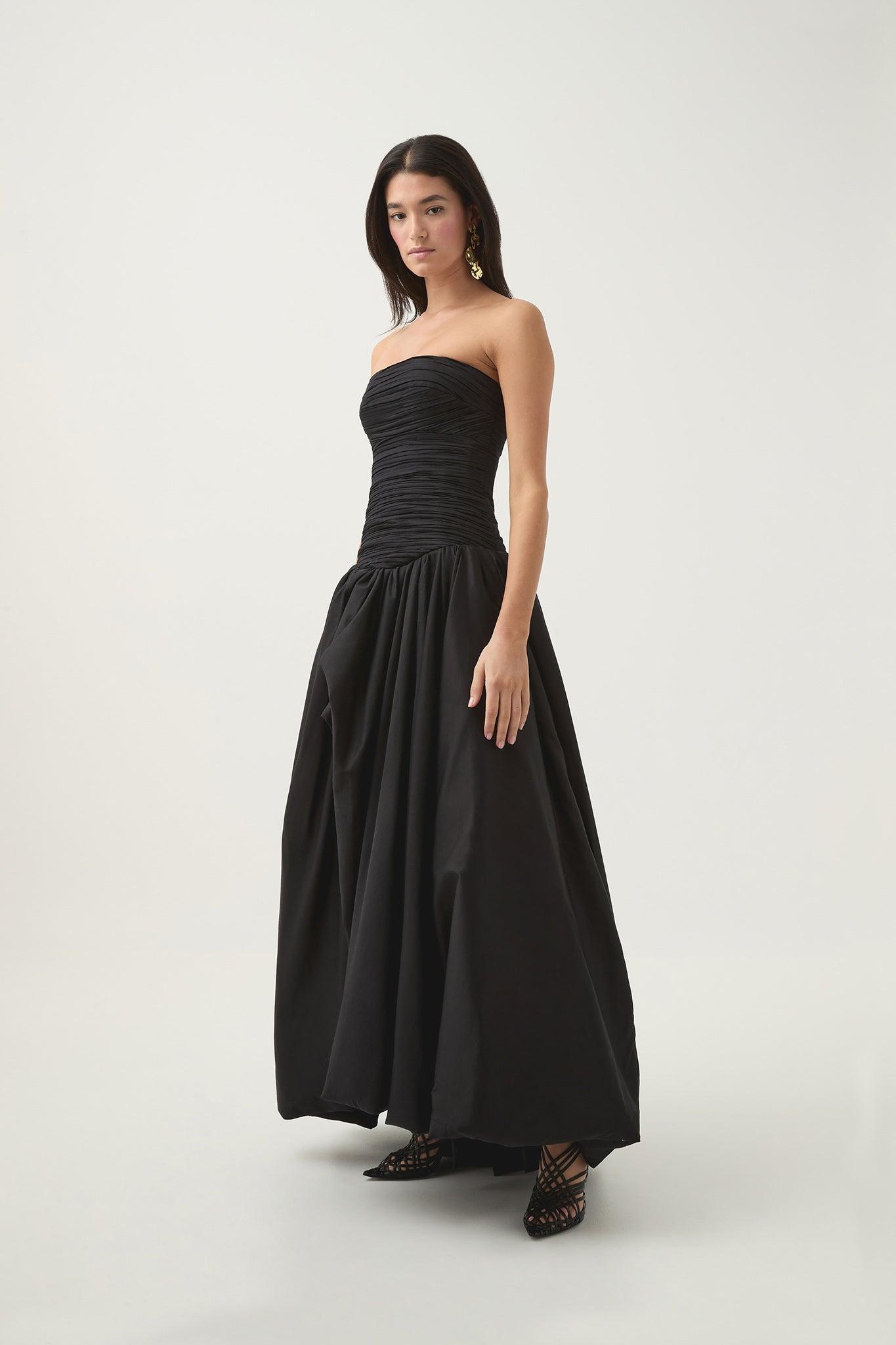 Violette Bubble Hem Maxi Dress Product Image