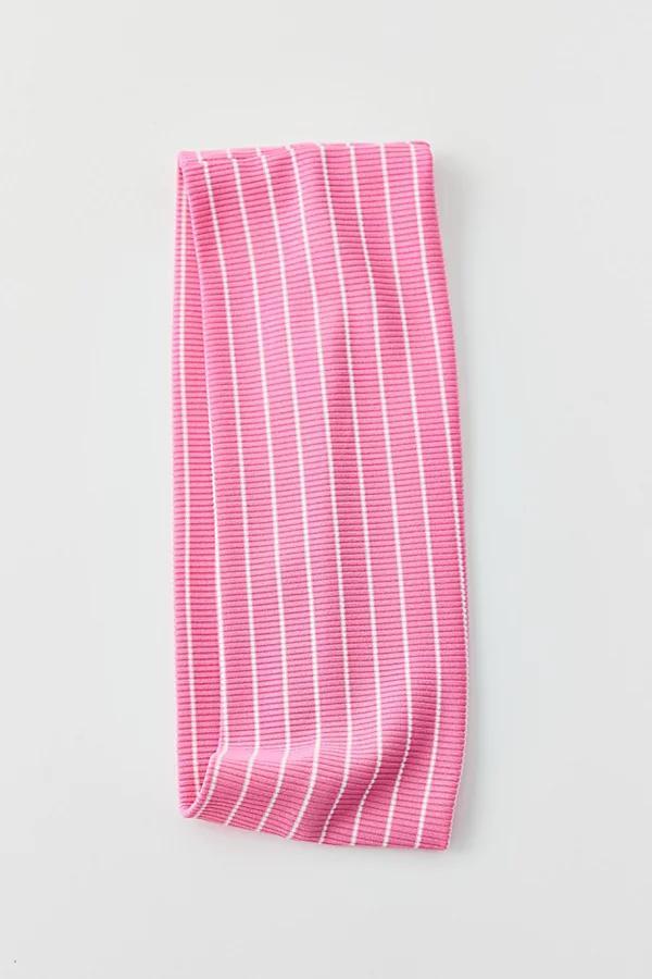 Striped Wide Soft Headband Womens at Urban Outfitters Product Image