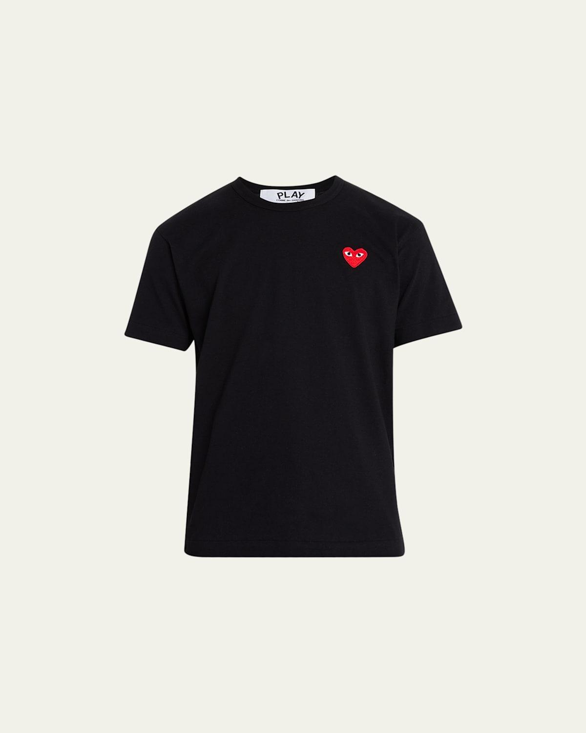 Mens Cotton Jersey Heart T-Shirt Product Image