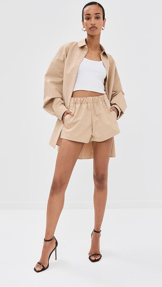 WARDROBE.NYC Drill Mini Shirt Dress | Shopbop Product Image