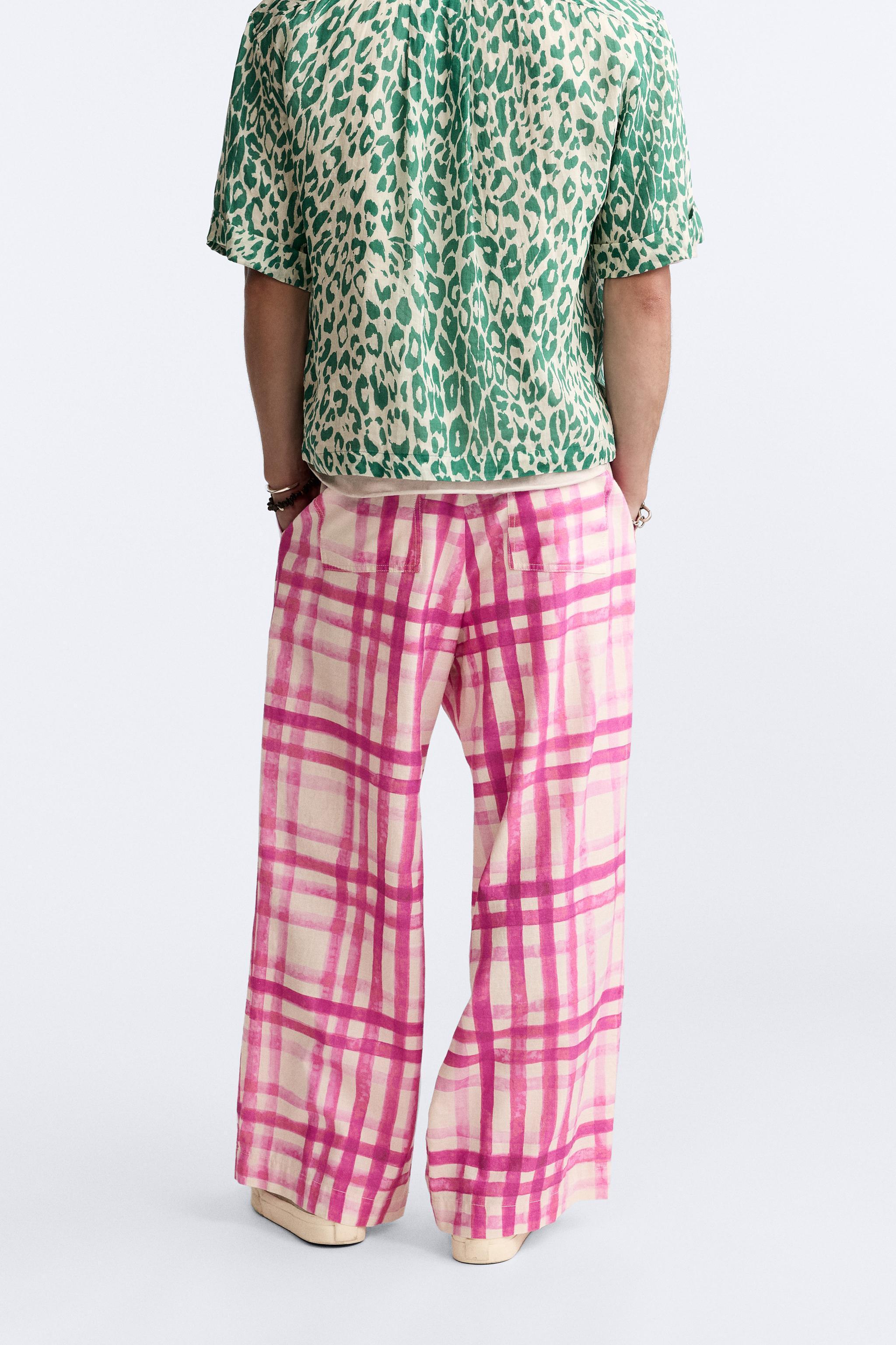 PLAID PRINT PANTS LIMITED EDITION Product Image