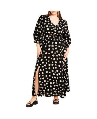 Plus Size Jolene Print Maxi Dress Product Image