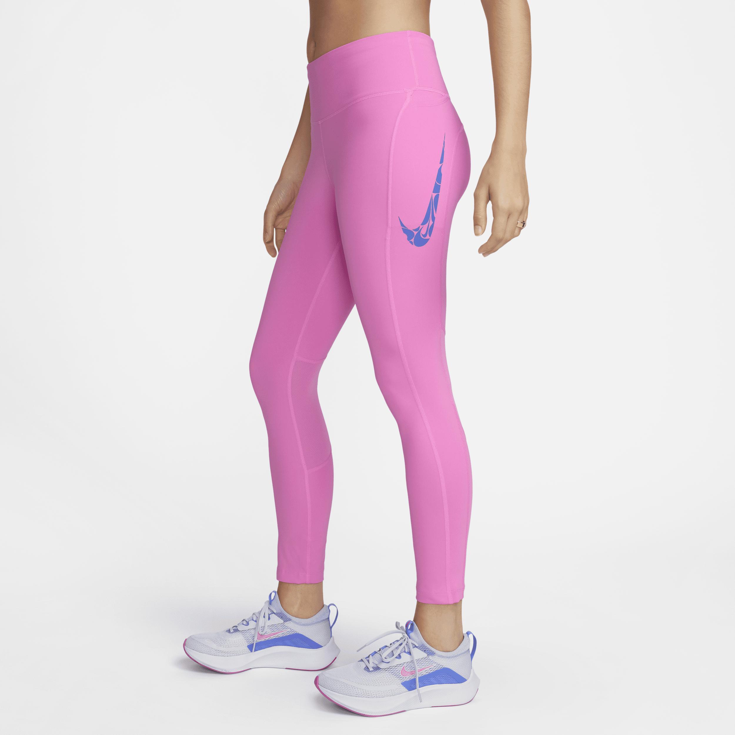 Nike Womens Fast Mid-Rise 7/8 Running Leggings with Pockets Product Image