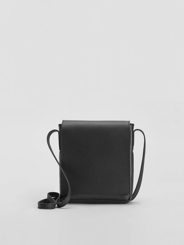 EILEEN FISHER Italian Leather Square Crossbody Bagfemale Product Image