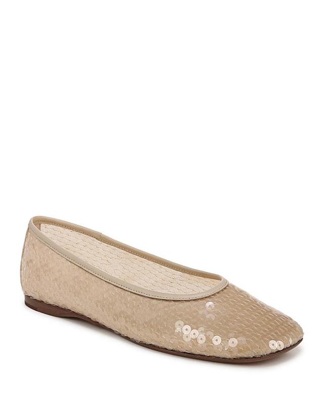 Vince Womens Leah Sequin Ballet Flats Product Image