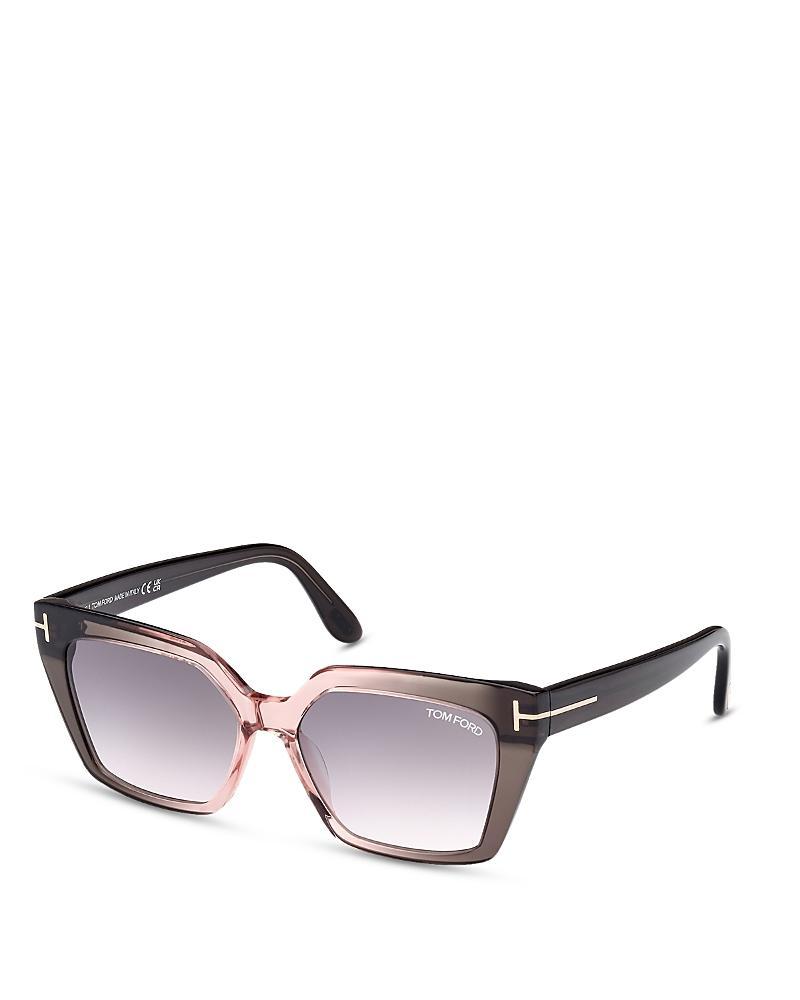 TOM FORD Winona 53mm Gradient Cat Eye Sunglasses Product Image