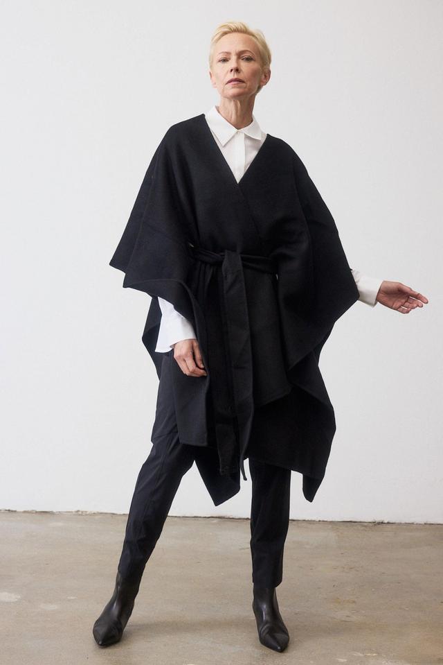 The Belted Poncho Product Image