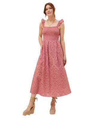 FatFace Womens Kadiri Shirred Midi Dress Product Image