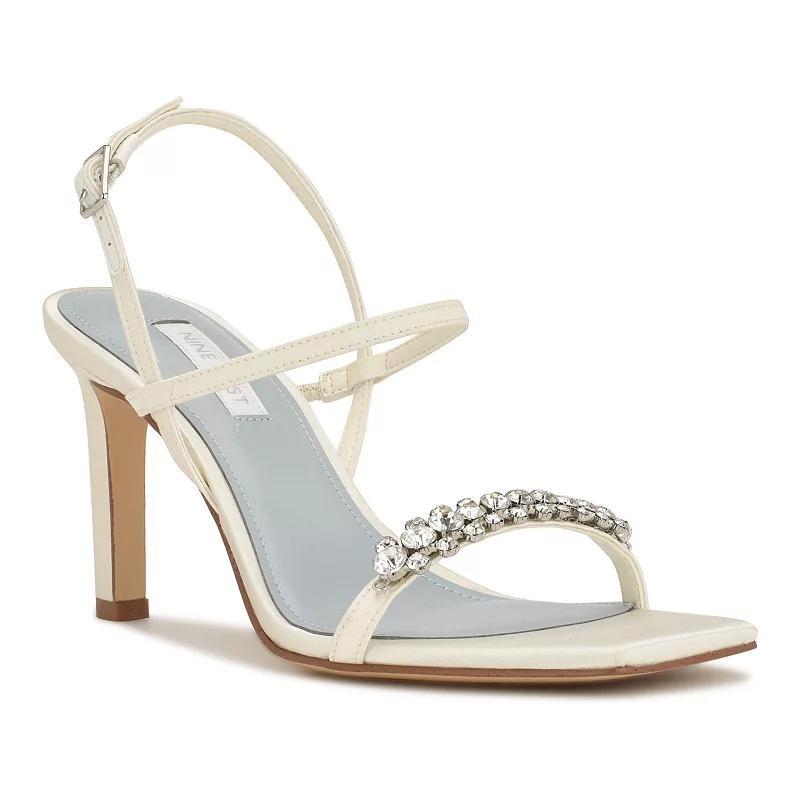 Nine West Womens Oreece Bridal Embellished Dress Sandals Product Image