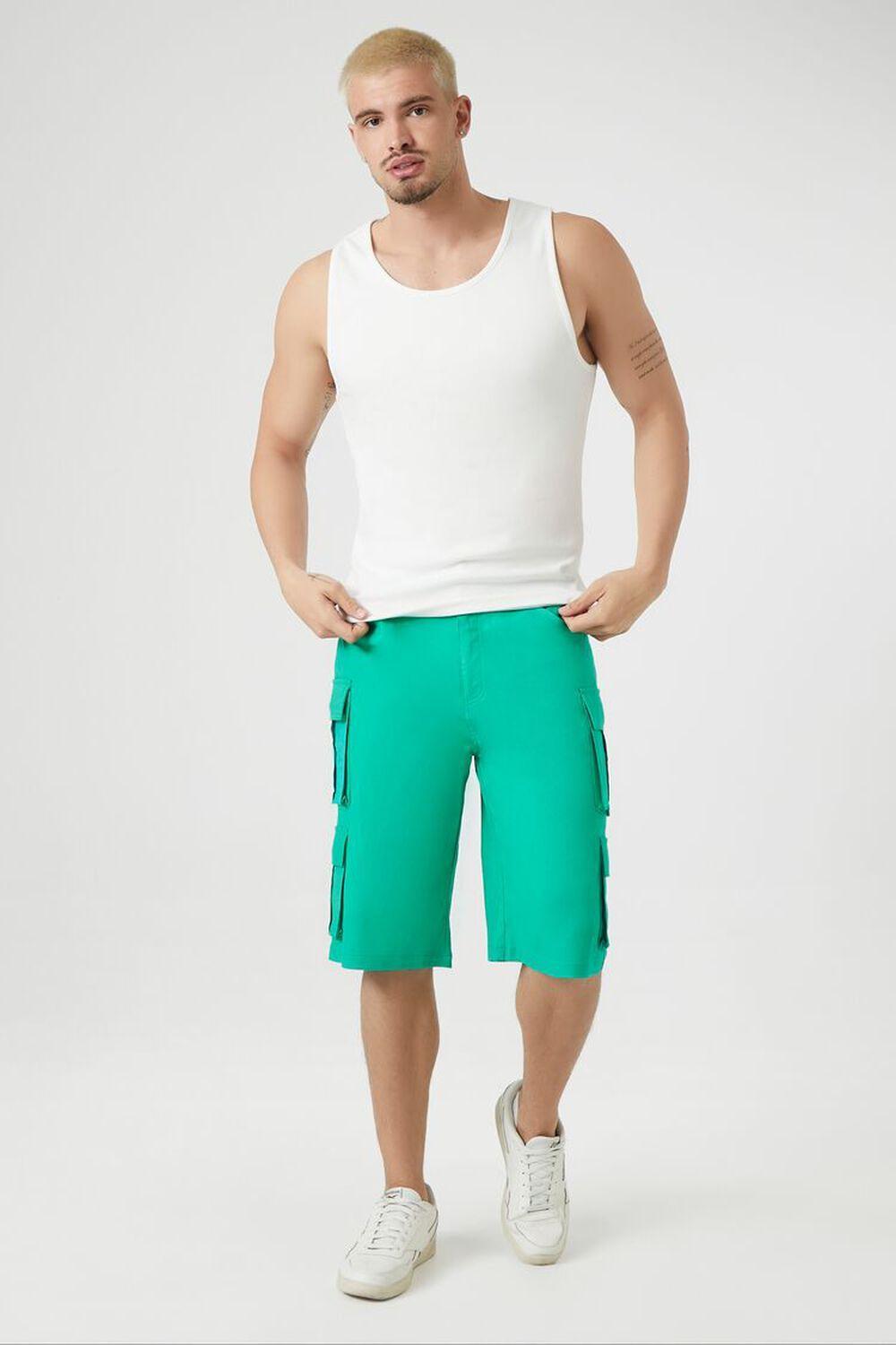 Mid-Rise Cargo Shorts | Forever 21 Product Image