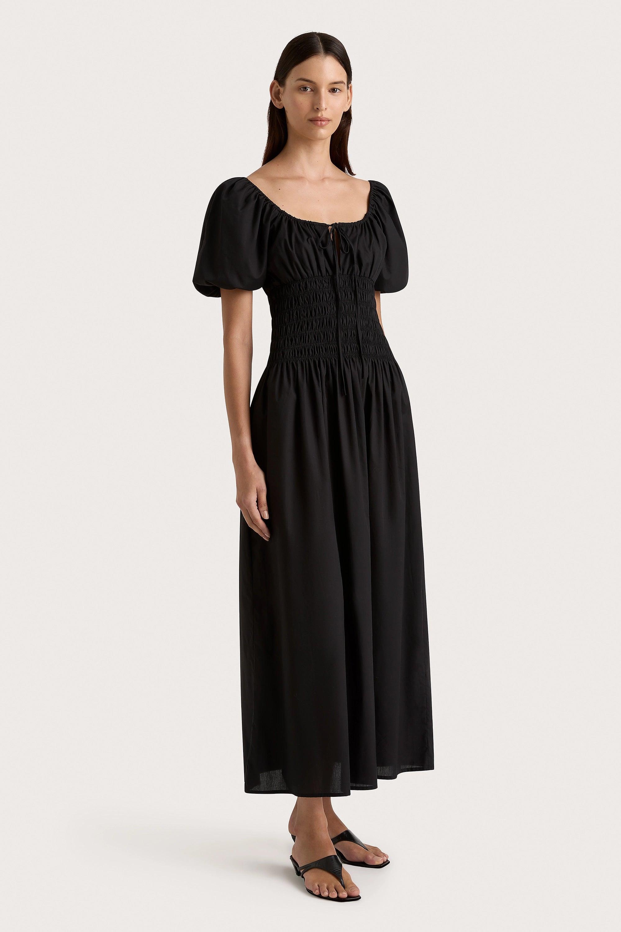 Beatrice Midi Dress Black Product Image