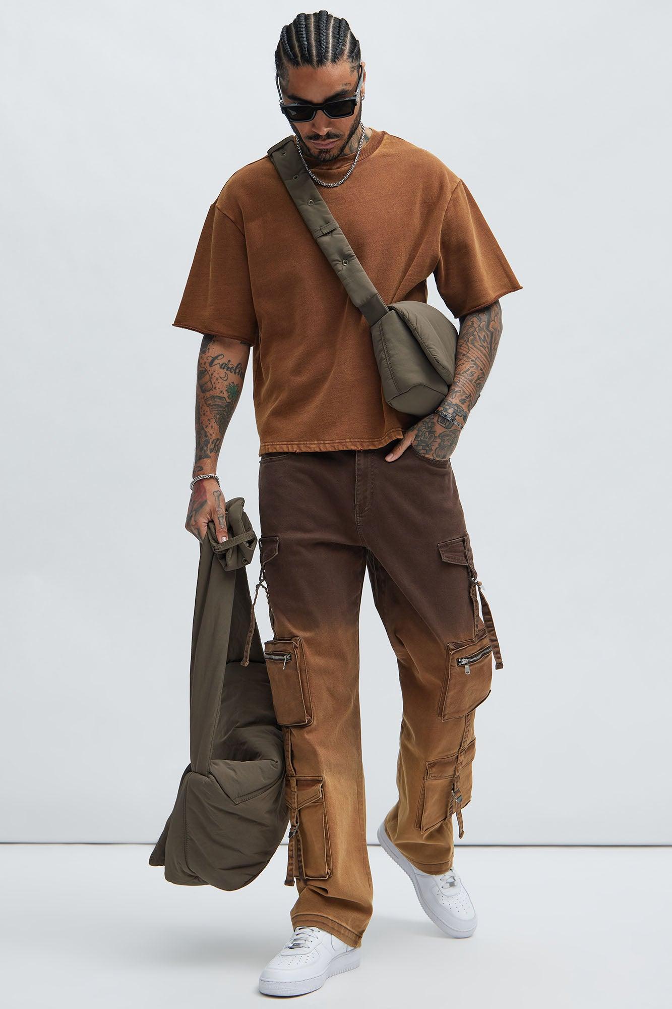 Vance Straight Pants - Brown Product Image