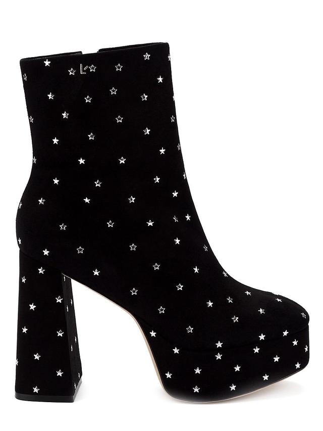 Womens Dolly Star-Embellished Suede Platform Boots Product Image