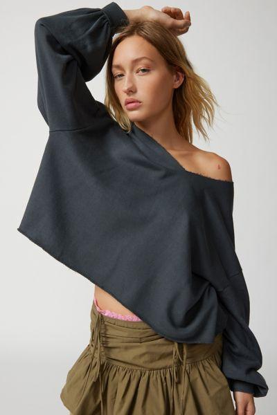 Out From Under Notch Neck Sweatshirt Womens at Urban Outfitters Product Image