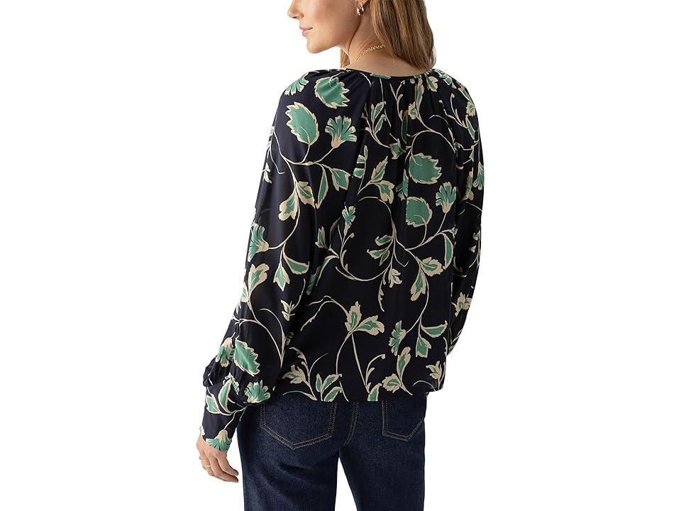 Sanctuary Garden Blouse (Evergreen) Women's Clothing Product Image