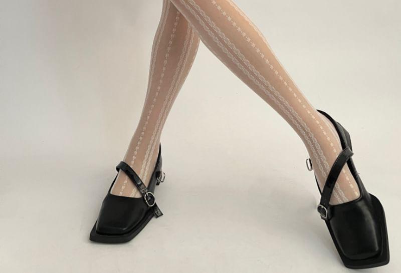 Patterned Sheer Tights Product Image