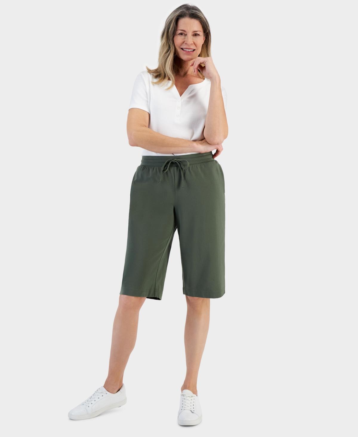 Style & Co Petite Knit Skimmer Pants, Created for Macys Product Image