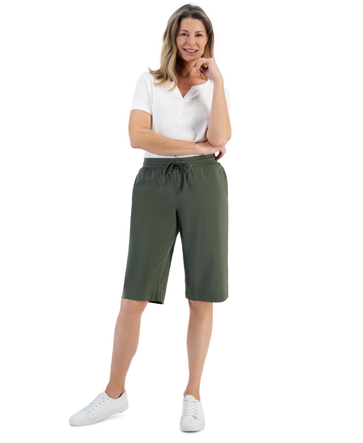 Style & Co Petite Knit Skimmer Pants, Created for Macys Product Image