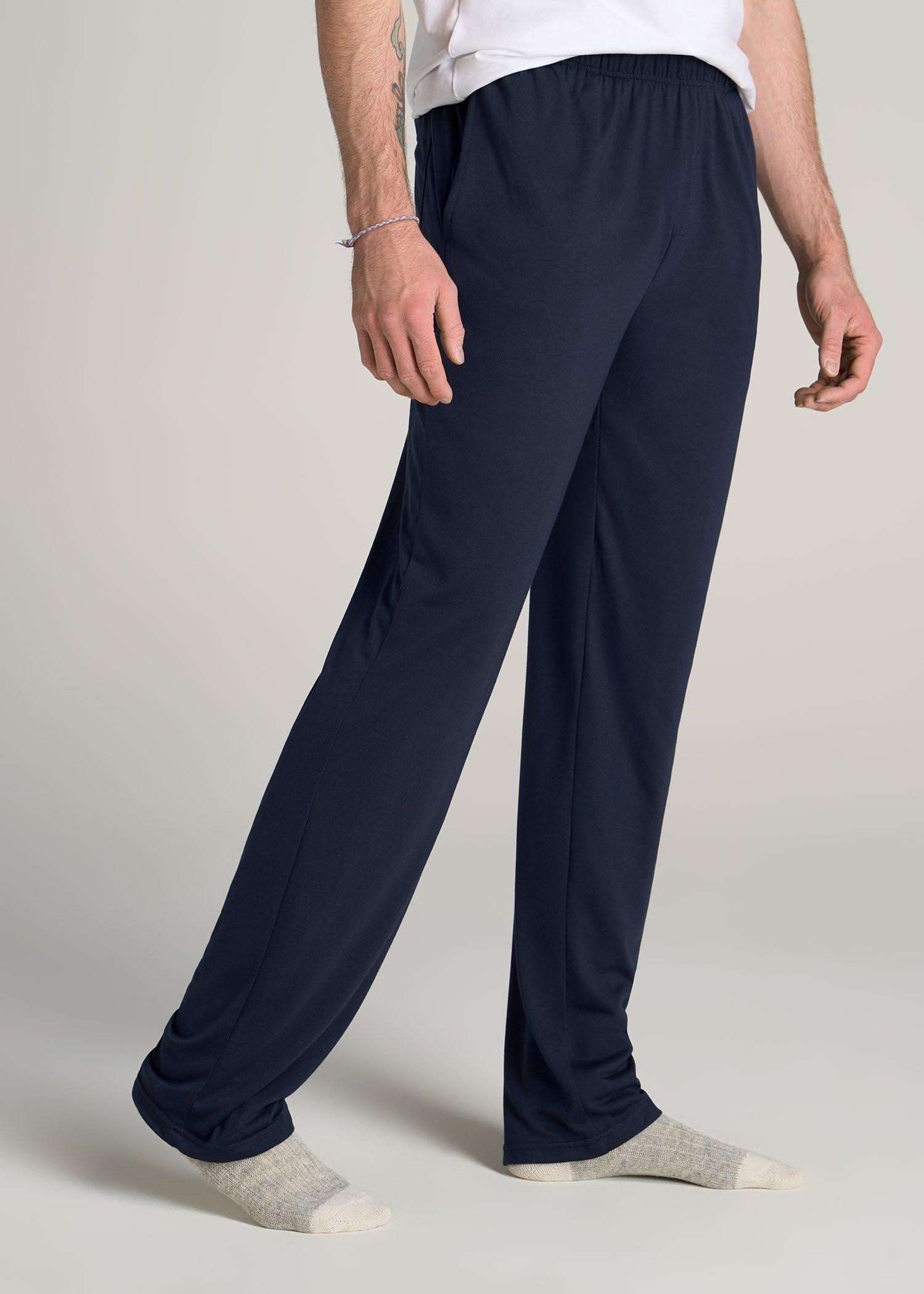 Lounge Pajama Pants for Tall Men in Navy Male Product Image