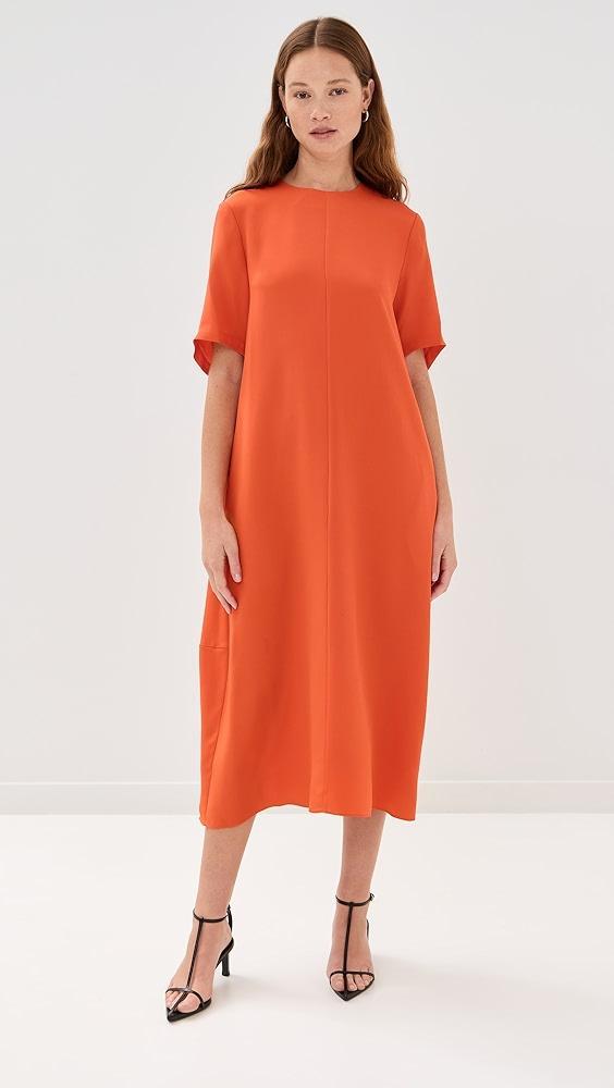 Tibi 4 Ply Silk Tshirt Dress | Shopbop Product Image