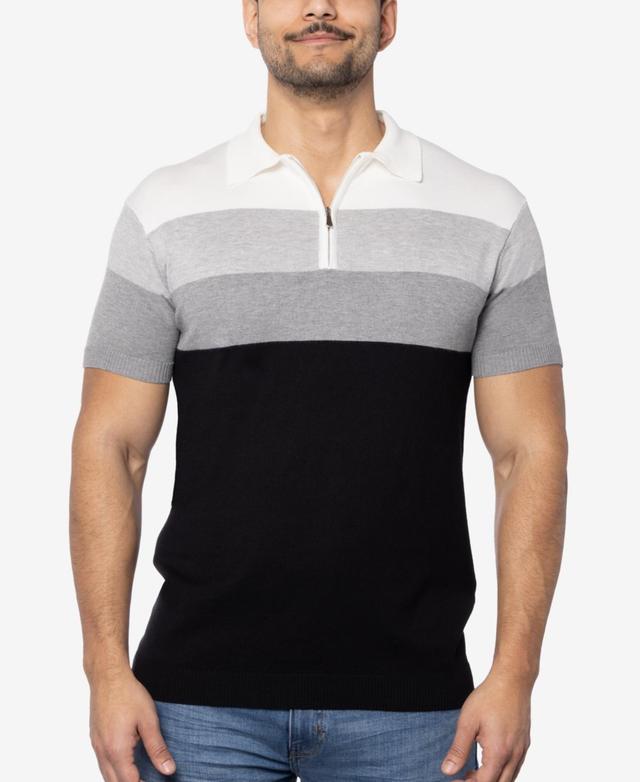 Spring + Mercer Mens Striped Polo Sweater Product Image