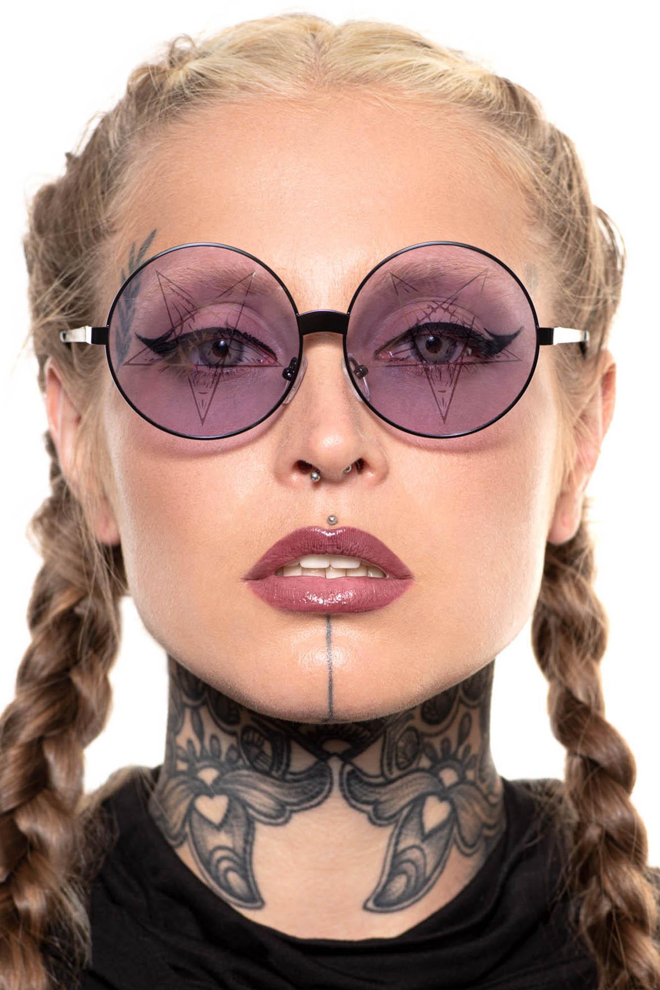 Nocturnal Daze Sunglasses [LILAC] Female Product Image