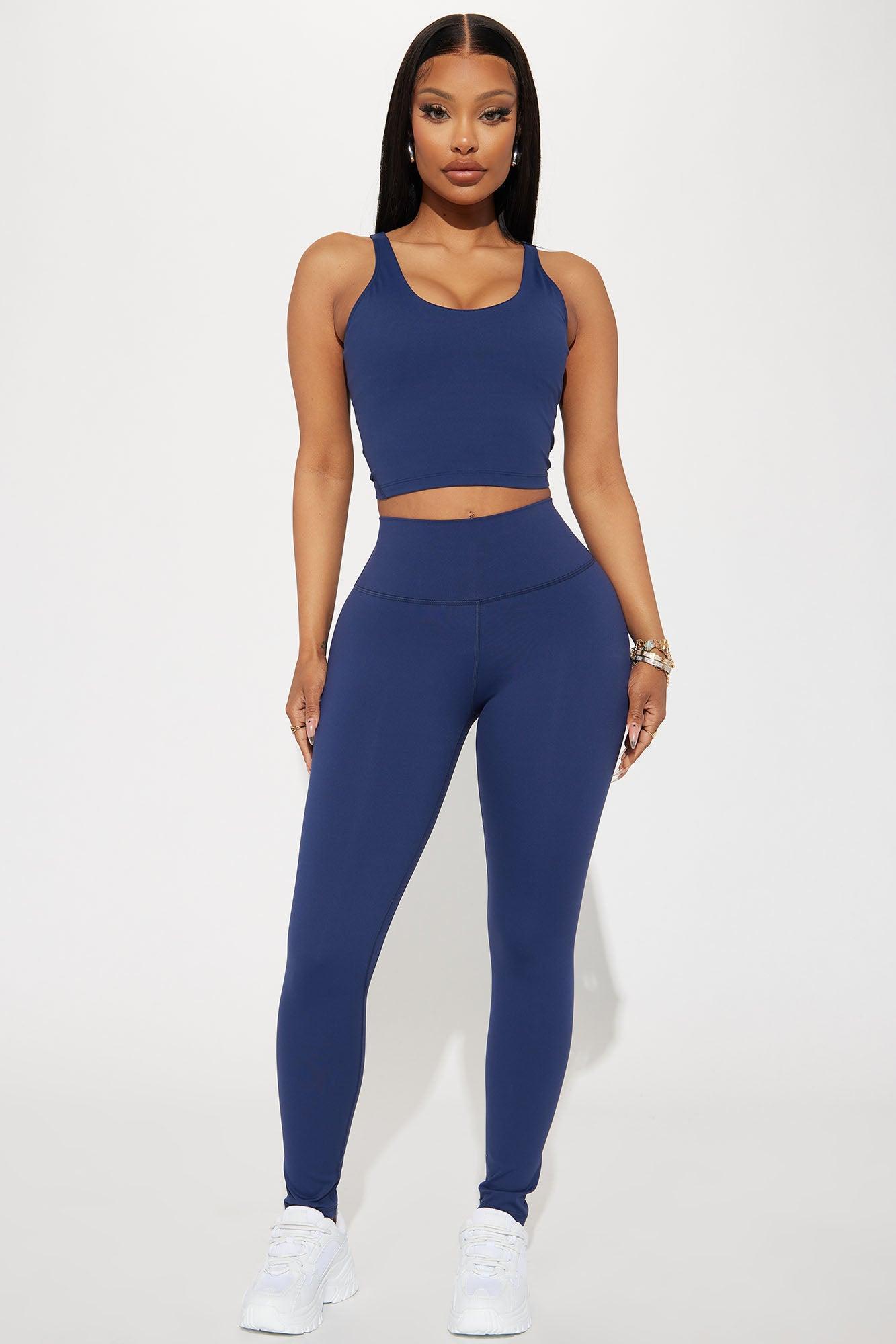 Get Right Active Top - Navy Product Image