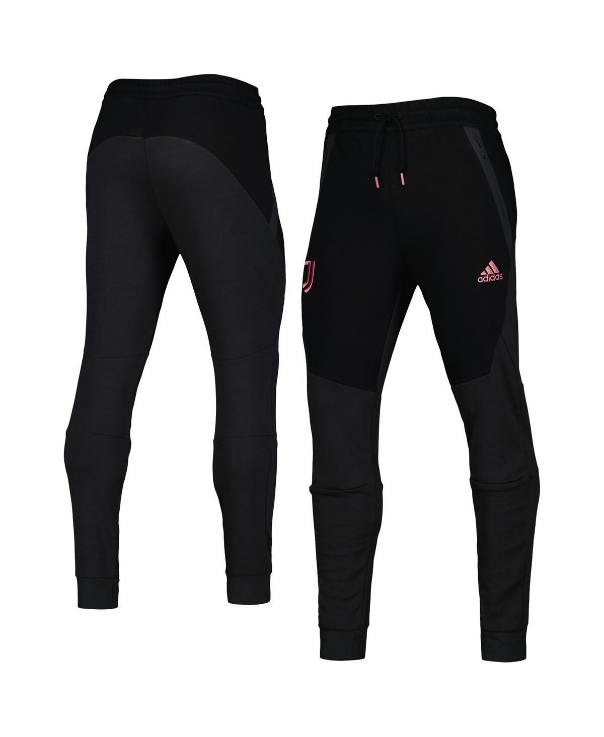 Mens adidas Black Juventus Travel Pants Product Image