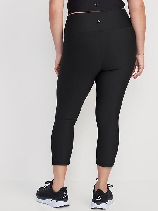 High-Waisted PowerSoft Crop Leggings Product Image