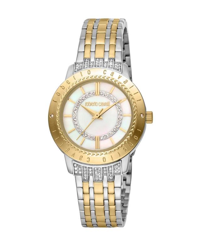 Roberto Cavalli Womens Quartz Two-tone Stainless Steel Watch 32mm Product Image