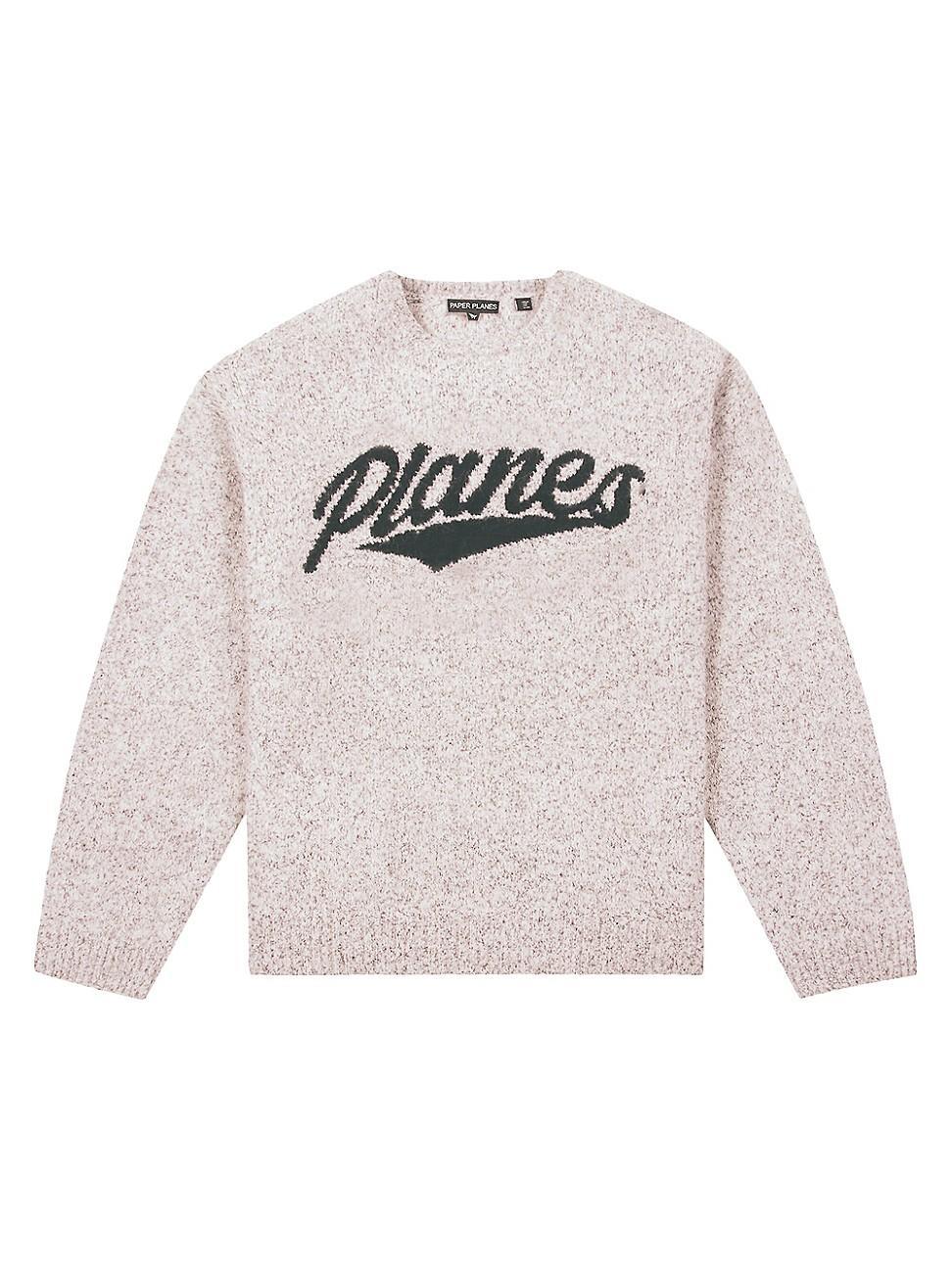 Mens Script Logo Wool-Blend Sweater Product Image