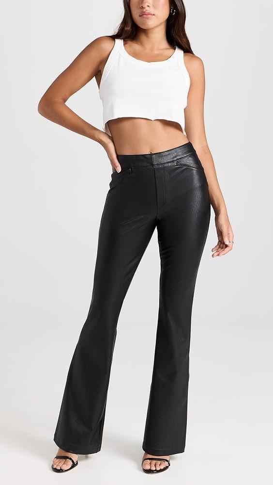 SPANX Leather-Like Flare Pants | Shopbop Product Image