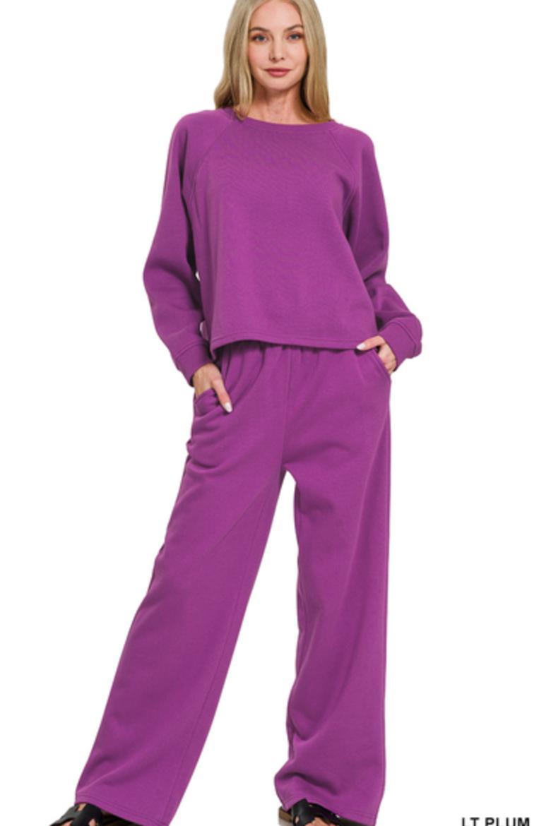 Plum Pretty Lounge Pants Product Image