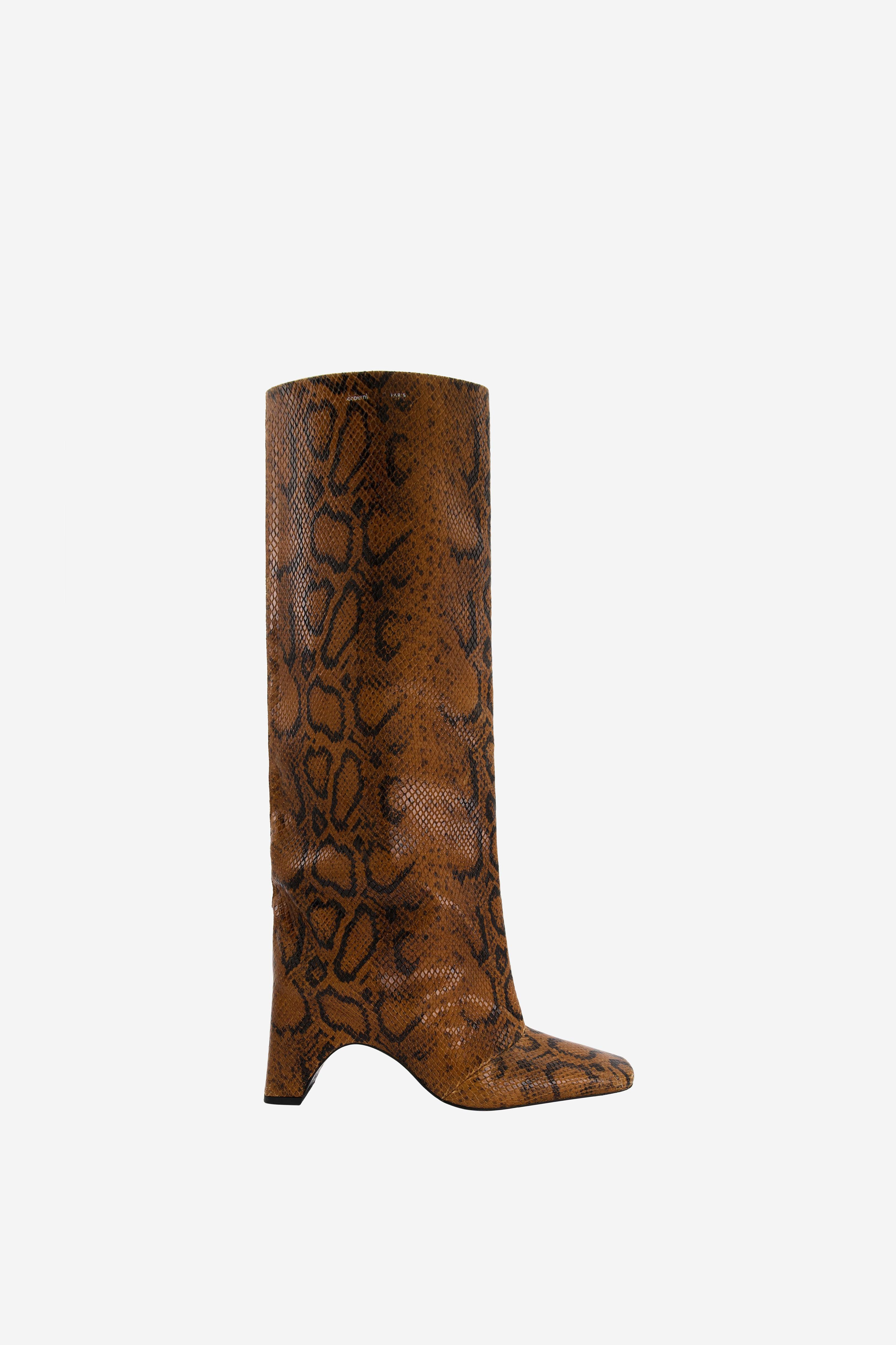 Snake Print Bridge Boot Product Image