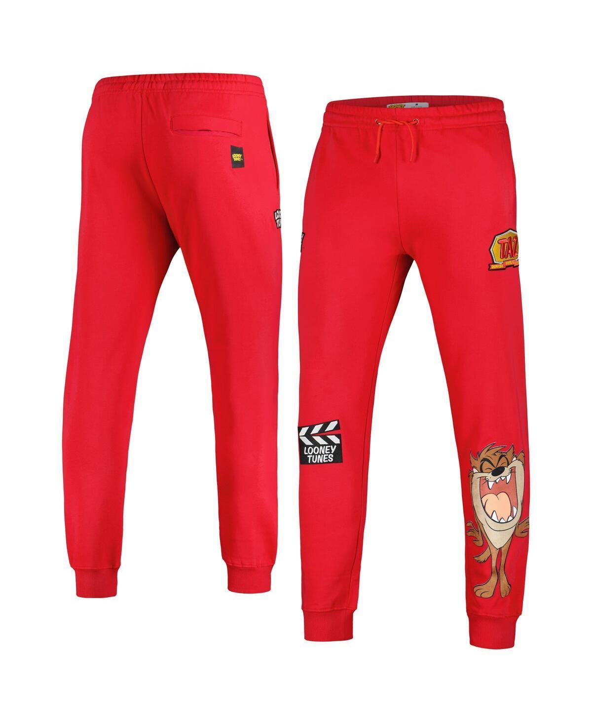 Mens Freeze Max Red Looney Tunes Taz Upside Down Jogger Pants Product Image