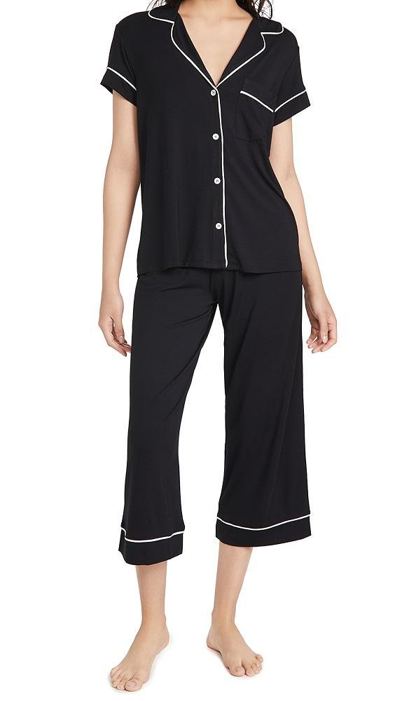 Eberjey Gisele Short Sleeve Crop PJ Set | Shopbop Product Image