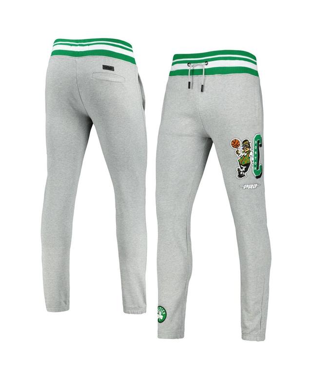 Mens Pro Standard Heathered Gray Boston Celtics Mash Up Capsule Sweatpants Product Image