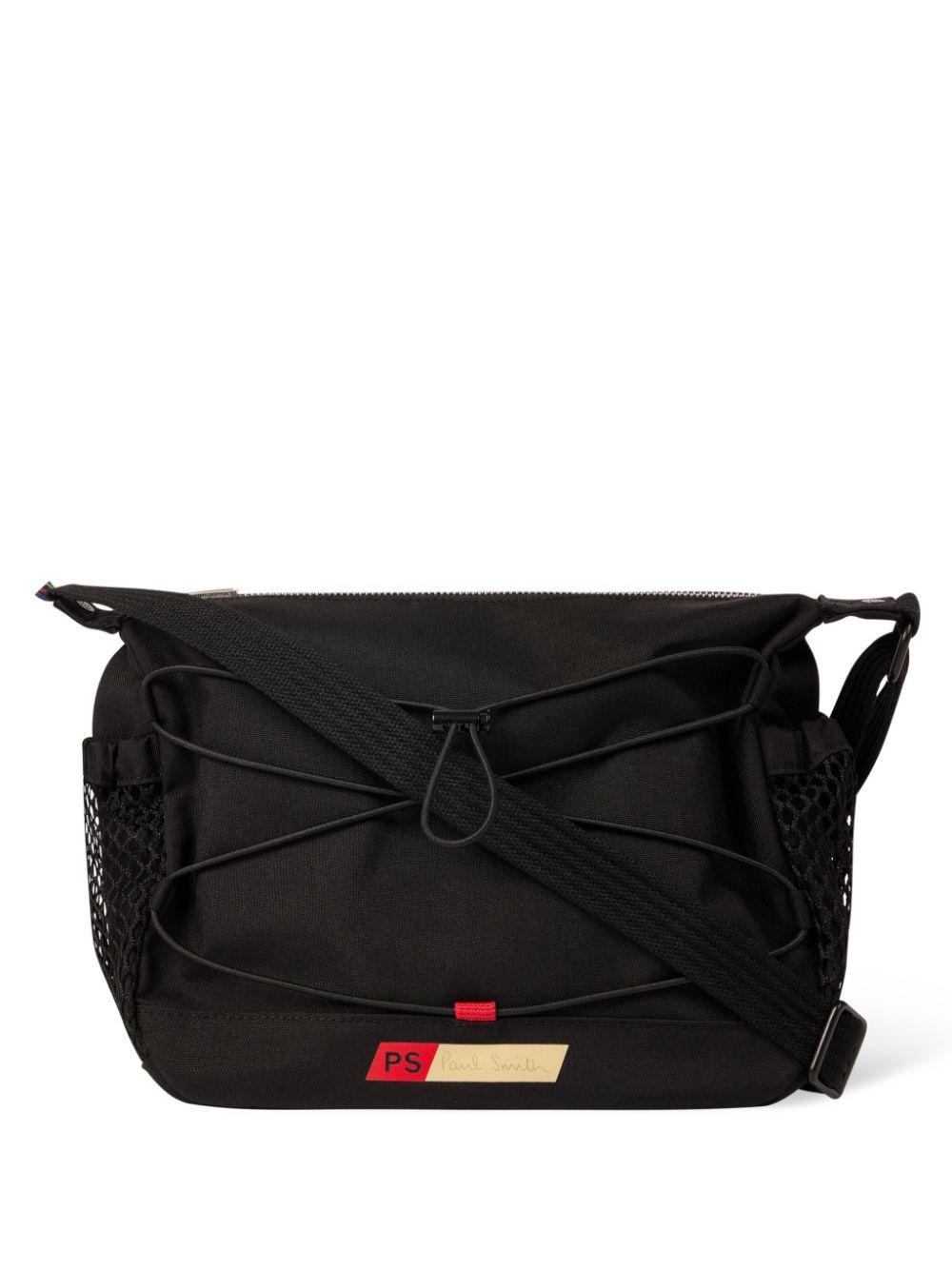 Black Nylon Utilitarian Crossbody Bag In 79 Blacks Product Image