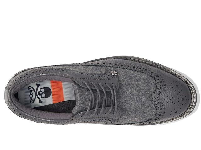 GFORE Men's Long Wing Gallivanter Golf Shoes (Heather Grey) Men's Shoes Product Image