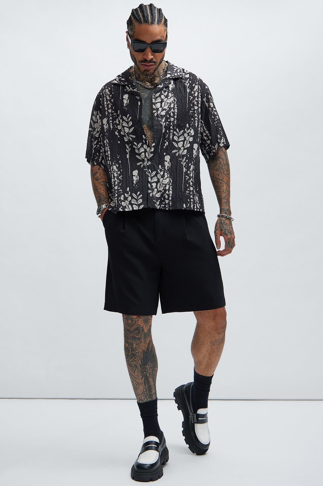 Java Textured Shirt - Black/combo Product Image