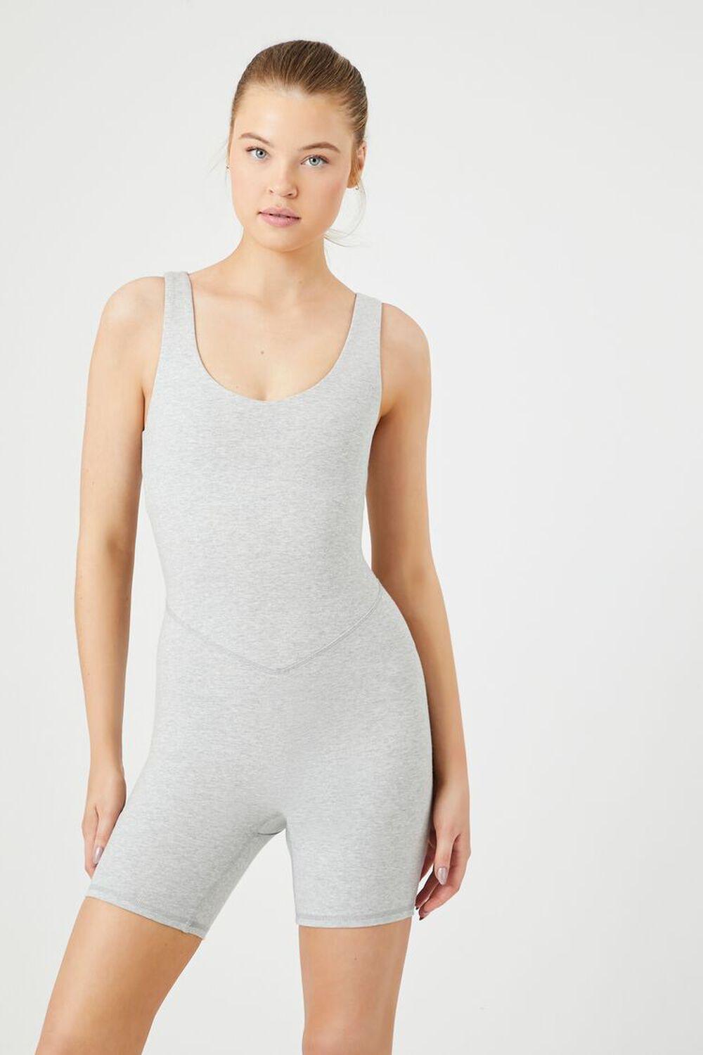 Active Scoop-Neck Tank Romper | Forever 21 Product Image