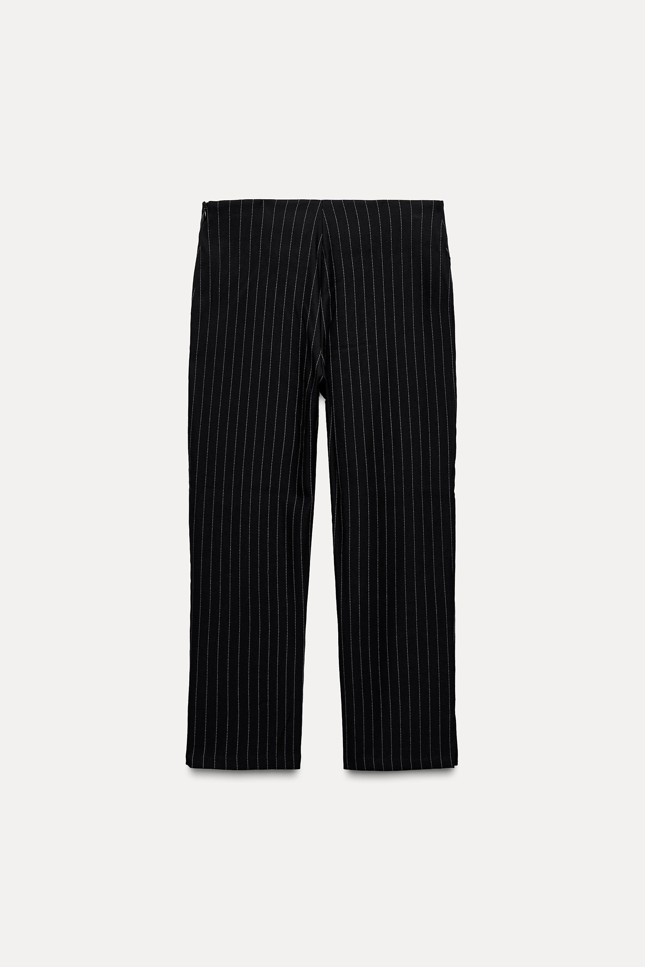 PINSTRIPE CAPRI PANTS Product Image